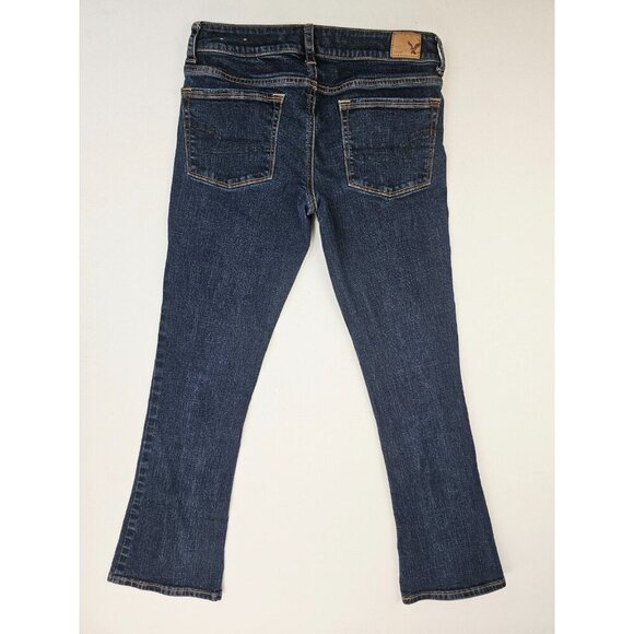 American Eagle Outfitters Size 6 Short Womens 29" Inseam Skinny Kick Bootcut S/S - Picture 1 of 12